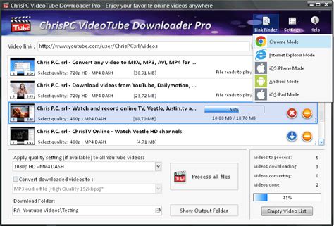 ChrisPC VideoTube Downloader Pro 